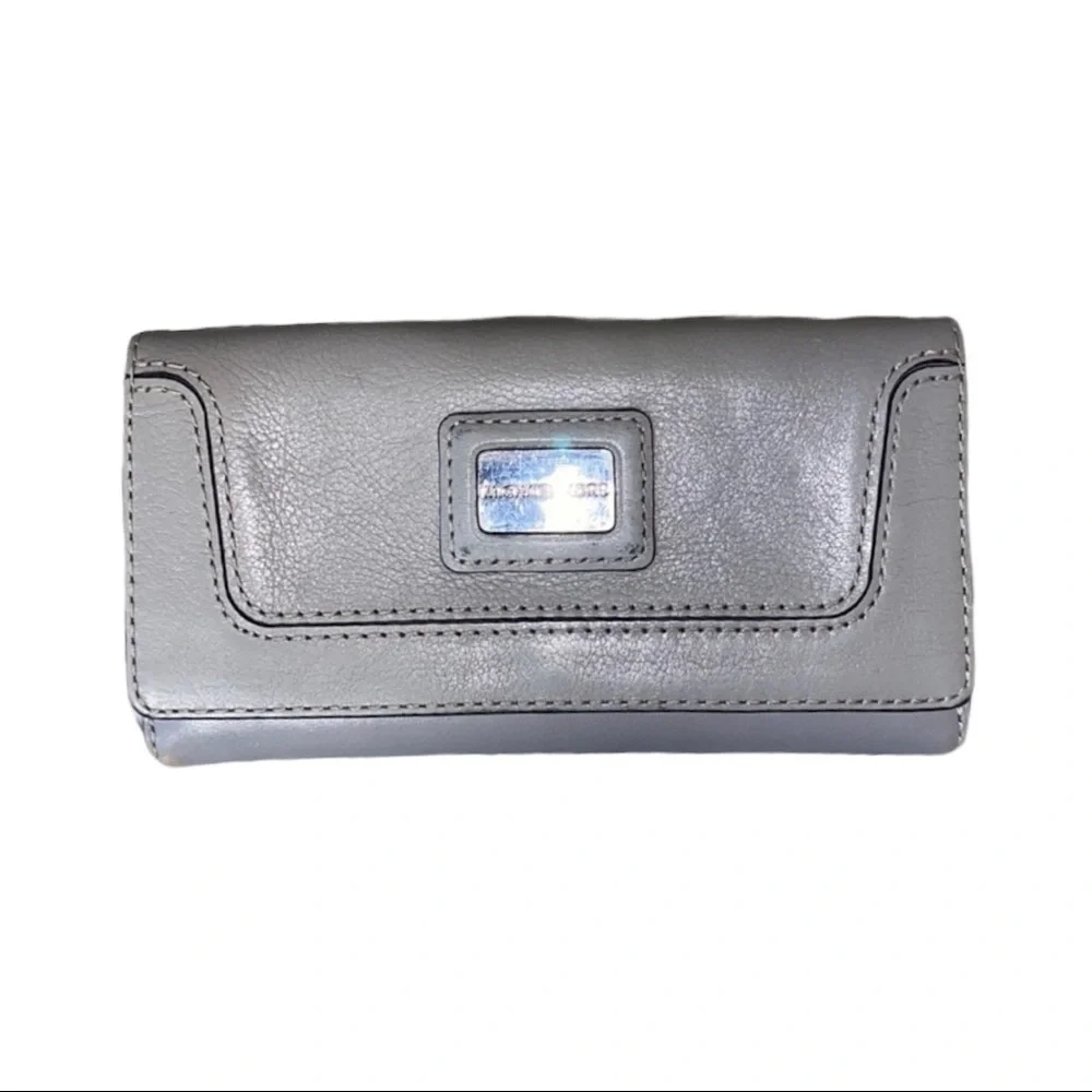 Unique Large Grey Michael Kors Wallet